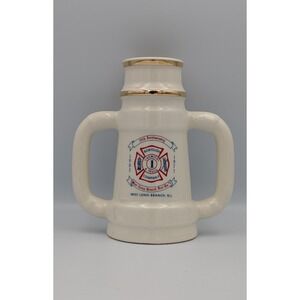 Firefighter Mug West Long Branch Fire Co.#1 Borough Company 75th Year 1977 8"